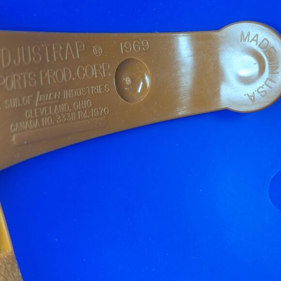 Vintage Los Angeles Dodgers Blue Plastic Batting Helmet w/Adjustable Strap - Picture 9 of 12